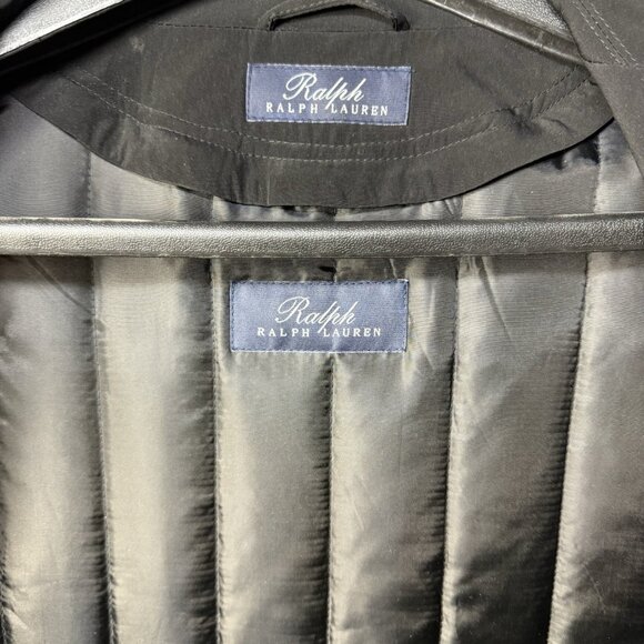 Ralph Ralph Lauren Trench OverCoat Mens Large Coated Removable Lining Rain Coat - Picture 3 of 11